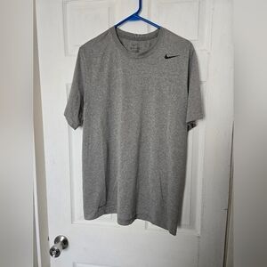 Nike Men's Heather Gray‎ Short Sleeve Tee